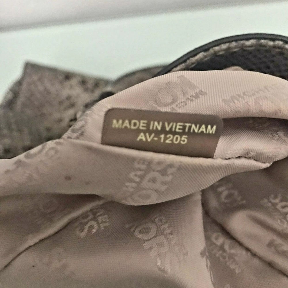 Authentic Michael Kors Python Leather Purse W/Gol… - image 6